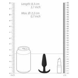 Anal Plug Slim Shots Negru