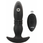 ANOS Plug Anal Vibrator Thrusting — 10 Vibraţii, 6 Împingeri Negru