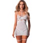 Chemise Obsessive Arrowel Alb S-M