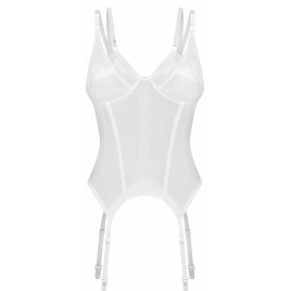 Corset Obsessive Arrowel Alb L-XL