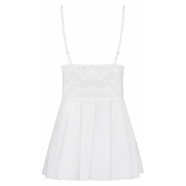 Babydoll Alb Obsessive 810-BAB L-XL