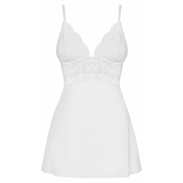 Babydoll Alb Obsessive 810-BAB L-XL