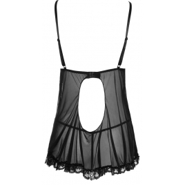 Babydoll Cottelli Collection Ruffles Negru M