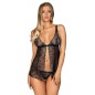 Babydoll Obsessive Firella Negru S-M