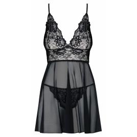 Babydoll Obsessive Idilia Negru L-XL