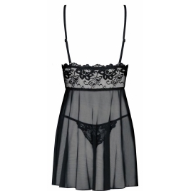 Babydoll Obsessive Idilia Negru L-XL