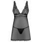 Babydoll Obsessive Sweetia Negru M-L