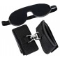 Set Blindfold Handcuffs Negru