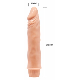 Vibrator Realist Barbara Dwarf cu Vibrații Multiple