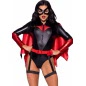 Costum Leg Avenue Bat Woman Bodysuit Negru L