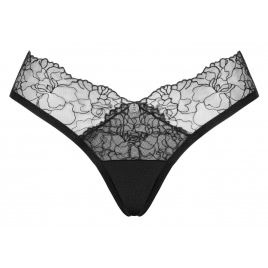 Chilot Obsessive Bella Rou Panties Negru M-L