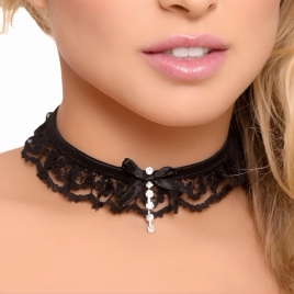 Neckband Cu Perle Mentine Stralucirea