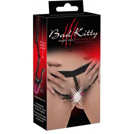 Bikini Bad Kitty Cu Cleme Negru