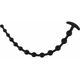 Margele Anale Din Silicon Negre 50 Cm