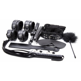 Set Bondage Pentru Incepatori 10 Piese Negru