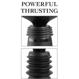 Body Dock Thruster Fetish Fantasy 7 viteze reîncărcabil Negru