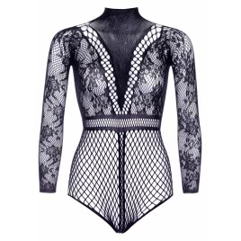 Body Leg Avenue Snapcrotch Negru XS-L