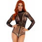 Body Leg Avenue Snapcrotch Negru XS-L