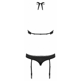 Body Obsessive 830-TEG Negru L-XL