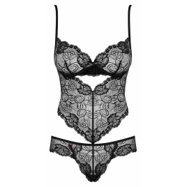 Body Obsessive Alluria Negru L-XL