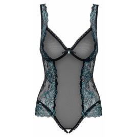 Body Obsessive Dantelă Negru L-XL