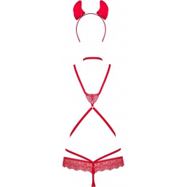 Body Obsessive Evilia Roșu L-XL