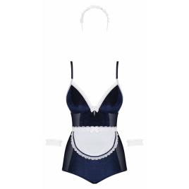 Body Obsessive Maid Albastru L-XL
