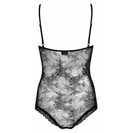 Bodysuit Cu Model Obsessive Slevika Negru 2XL