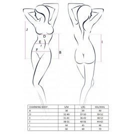 Body Passion Charming Negru S-M