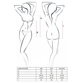 Body Passion Sanchia Negru L-XL