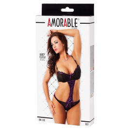 Body Playsuit Amorable Negru S-L