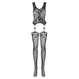 Body Stocking Obsessive F221 Negru XL-2XL
