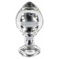Brilliant Star – Plug Anal Din Sticlă TOYJOY 9x4cm Transparent