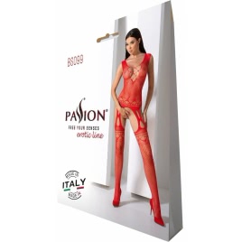 Catsuit Passion BS099 Roșu S-L