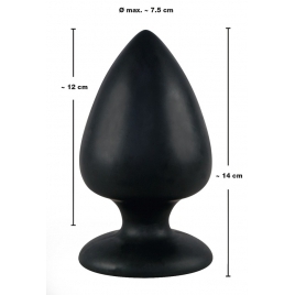 Anal Plug Black Velvets Large Negru