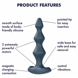 Anal Plug Satisfyer Lolli-Plug 1 Gri