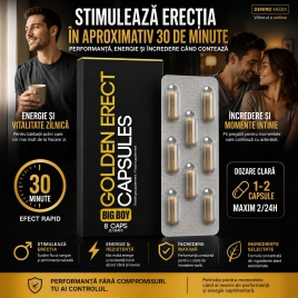 Capsule Erecție Gold Erect Big Boy 8buc