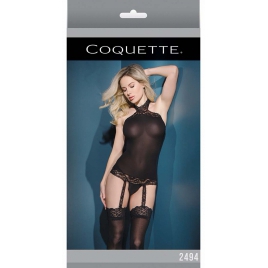 Catsuit Coquette Adaline Negru S-L