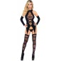 Catsuit Leg Avenue Camigarter Negru XS-L