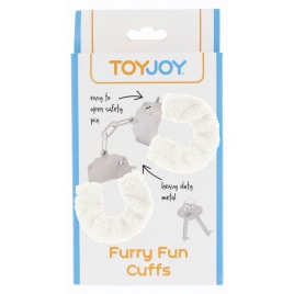 Cătușe Furry Fun Cuffs Alb