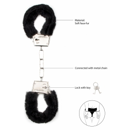 Cătușe Furry Fun Negru