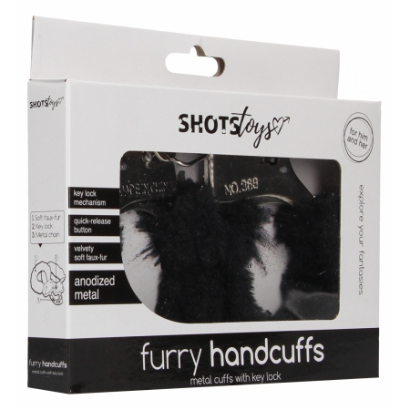 Cătușe Furry Fun Negru