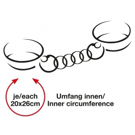 Cătușe Mâini Leather Cuffs Negru