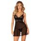 Babydoll Obsessive Chemeris Negru M-L