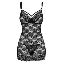 Chemise Obsessive 860-CHE Negru S-M