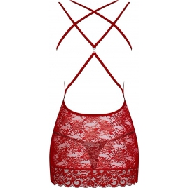 Chemise Obsessive 860-CHE Roșu L-XL
