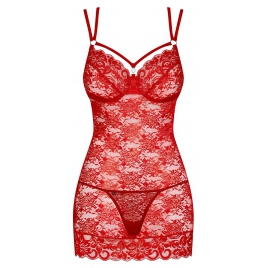 Chemise Obsessive 860-CHE Roșu L-XL