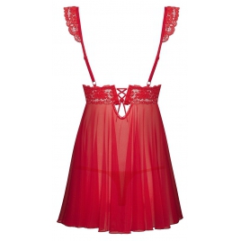 Chemise Obsessive 863-BAB Roșu S-M