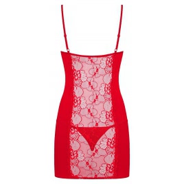 Chemise Obsessive Heartina Roșu 2XL