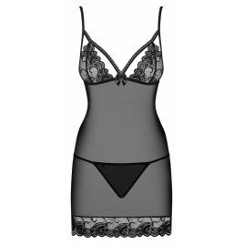 Chemise Obsessive Wonderia Negru S-M